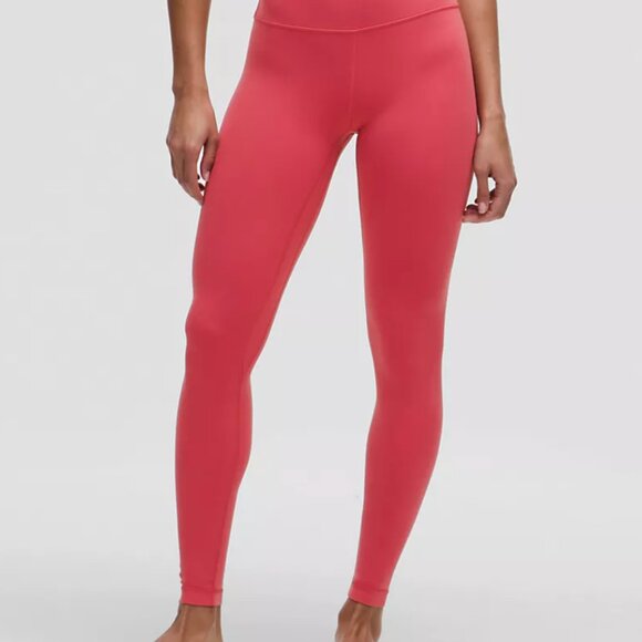 Lululemon Align Red Leggings Size 6 - Picture 1 of 6